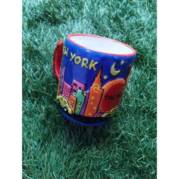 New York The Big Apple Statue of Liberty Taxi Ceramic Coffee Mug Collectible Cup - Picture 8 of 12